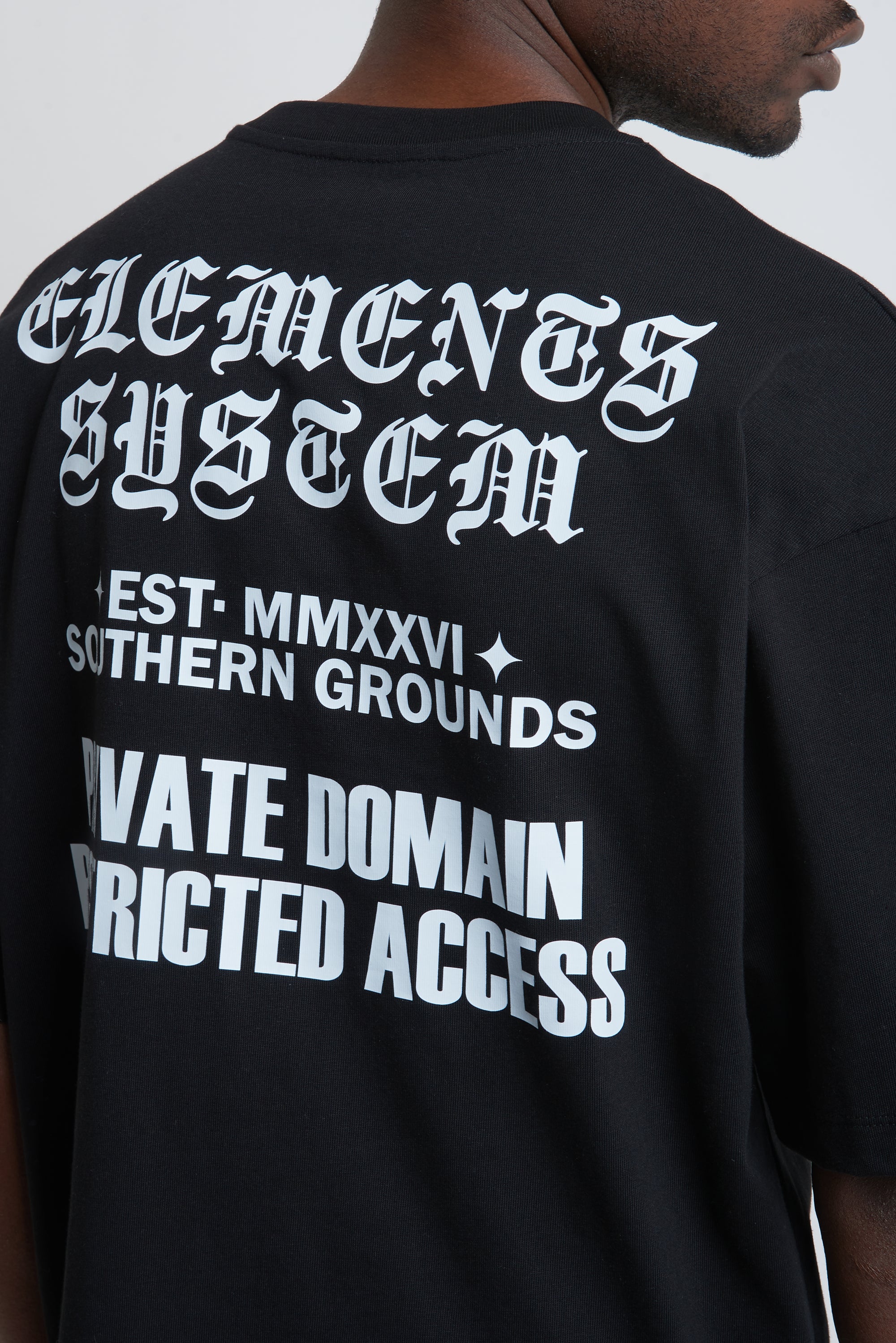 TEE PRIVATE DOMAIN BLACK