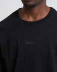 DOUBLE SLEEVE LOGO BLACK