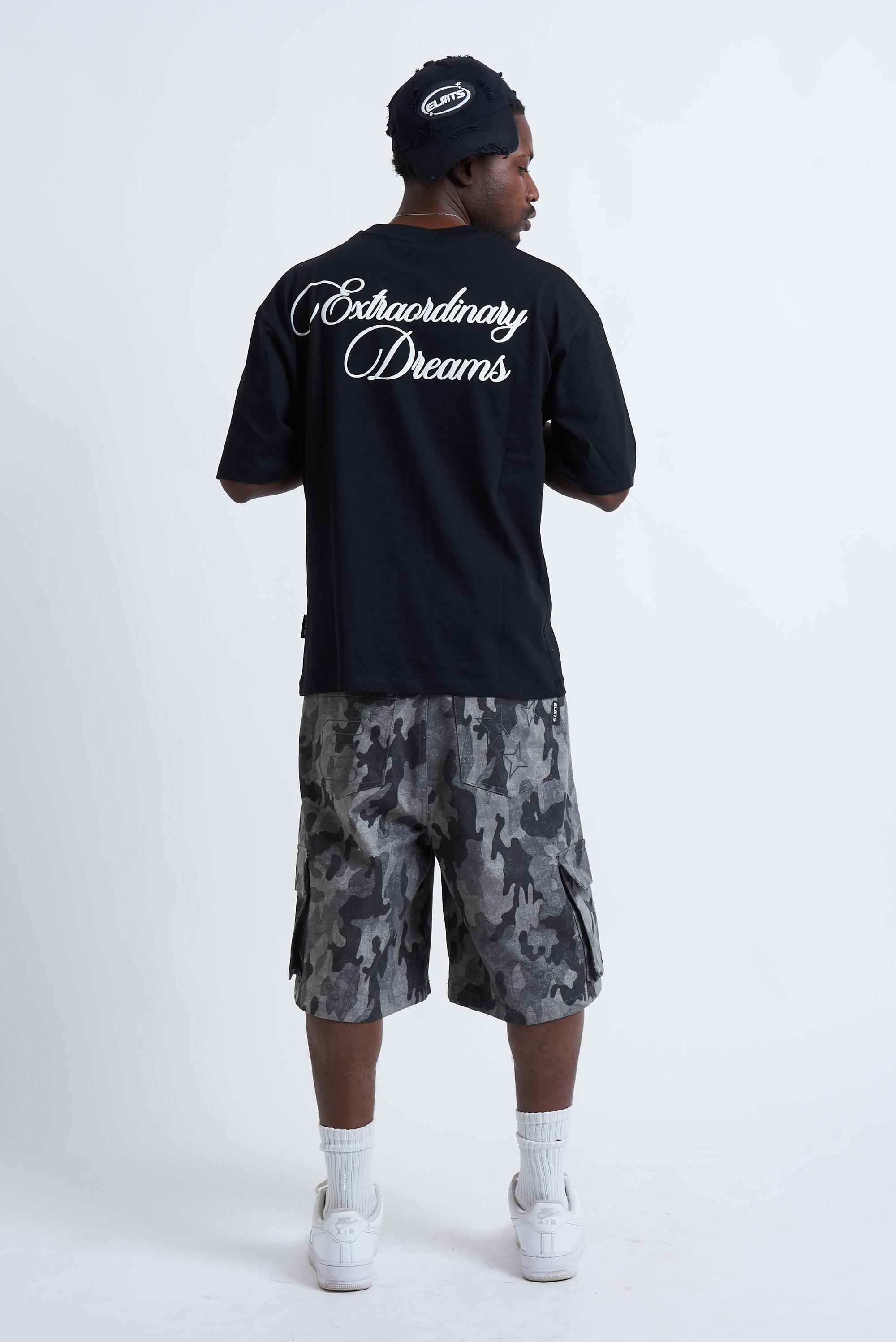 JORTS CARGO MILITARY BLACK