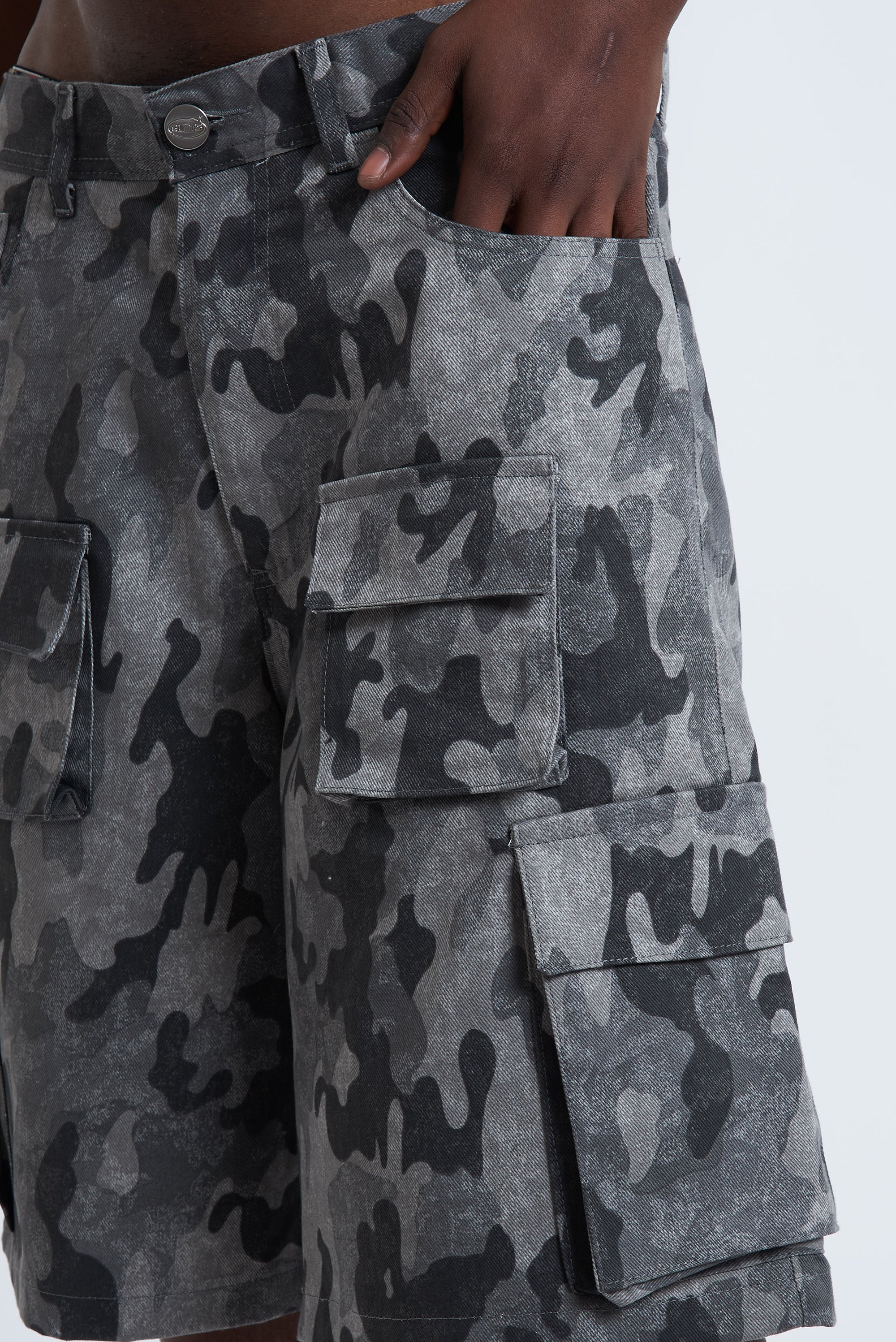 JORTS CARGO MILITARY BLACK