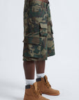 JORTS CARGO MILITARY GREEN