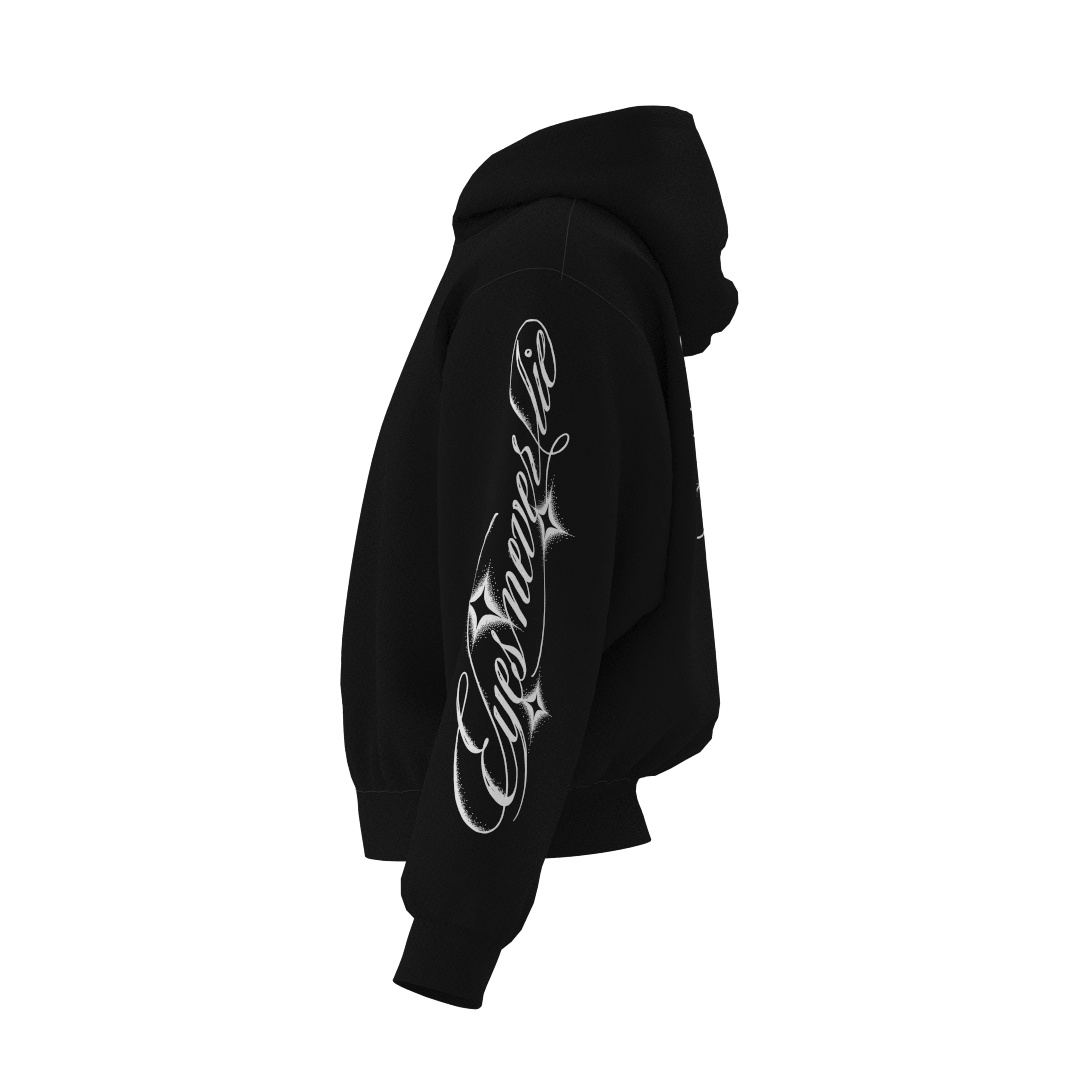 Hoodie Eyes Never Lie BLACK