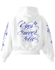 Hoodie Eyes Never Lie WHITE-ROYAL