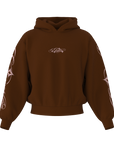 Hoodie Eyes Never Lie CHOCO-PINK