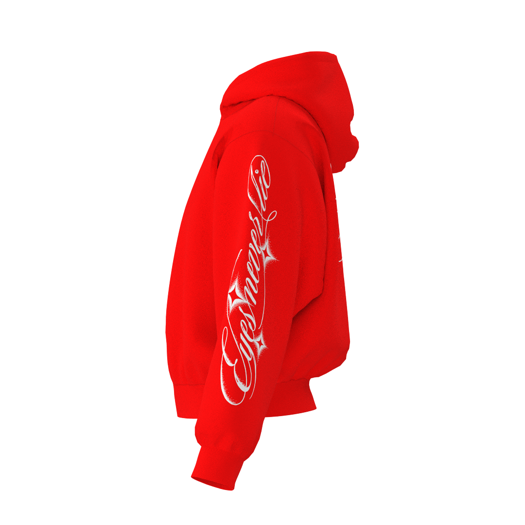 Hoodie Eyes Never Lie RED