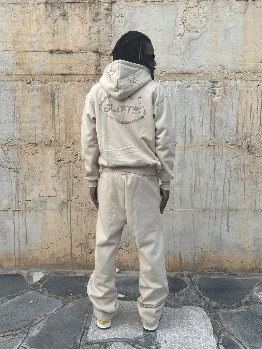 TRACK SUIT LIGHTNING &amp; CROSSES CRISTAL LIMITED EDITION SAND