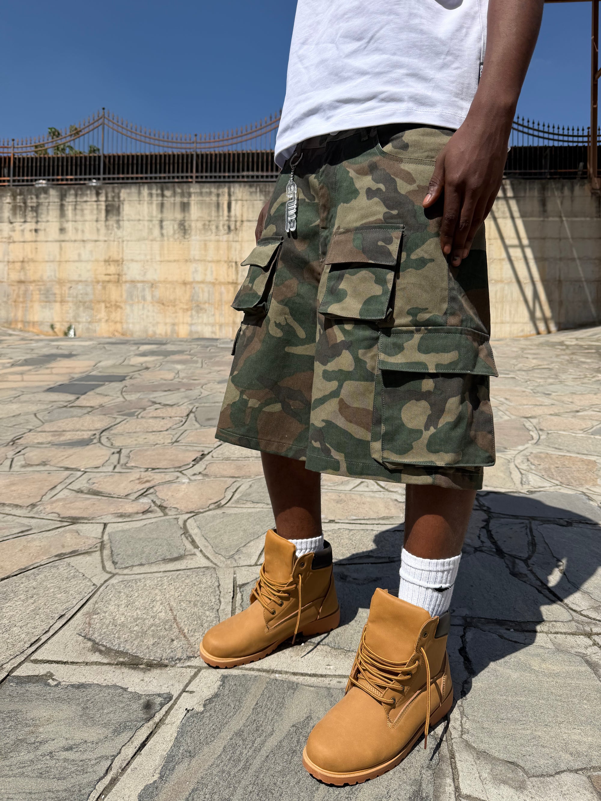 JORTS CARGO MILITARY GREEN