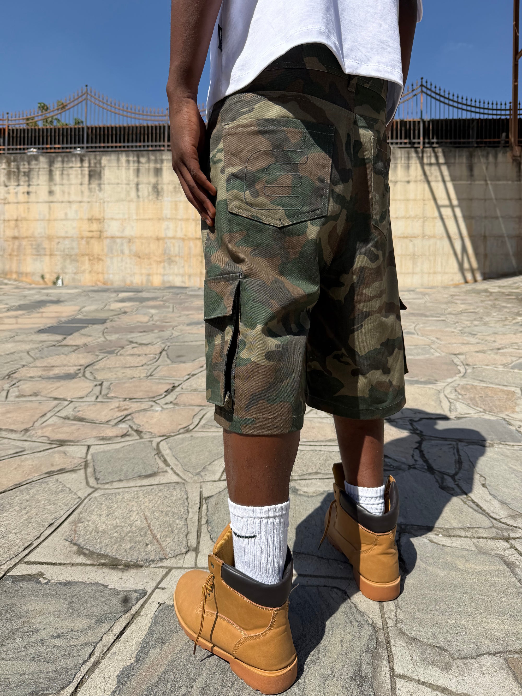 JORTS CARGO MILITARY GREEN