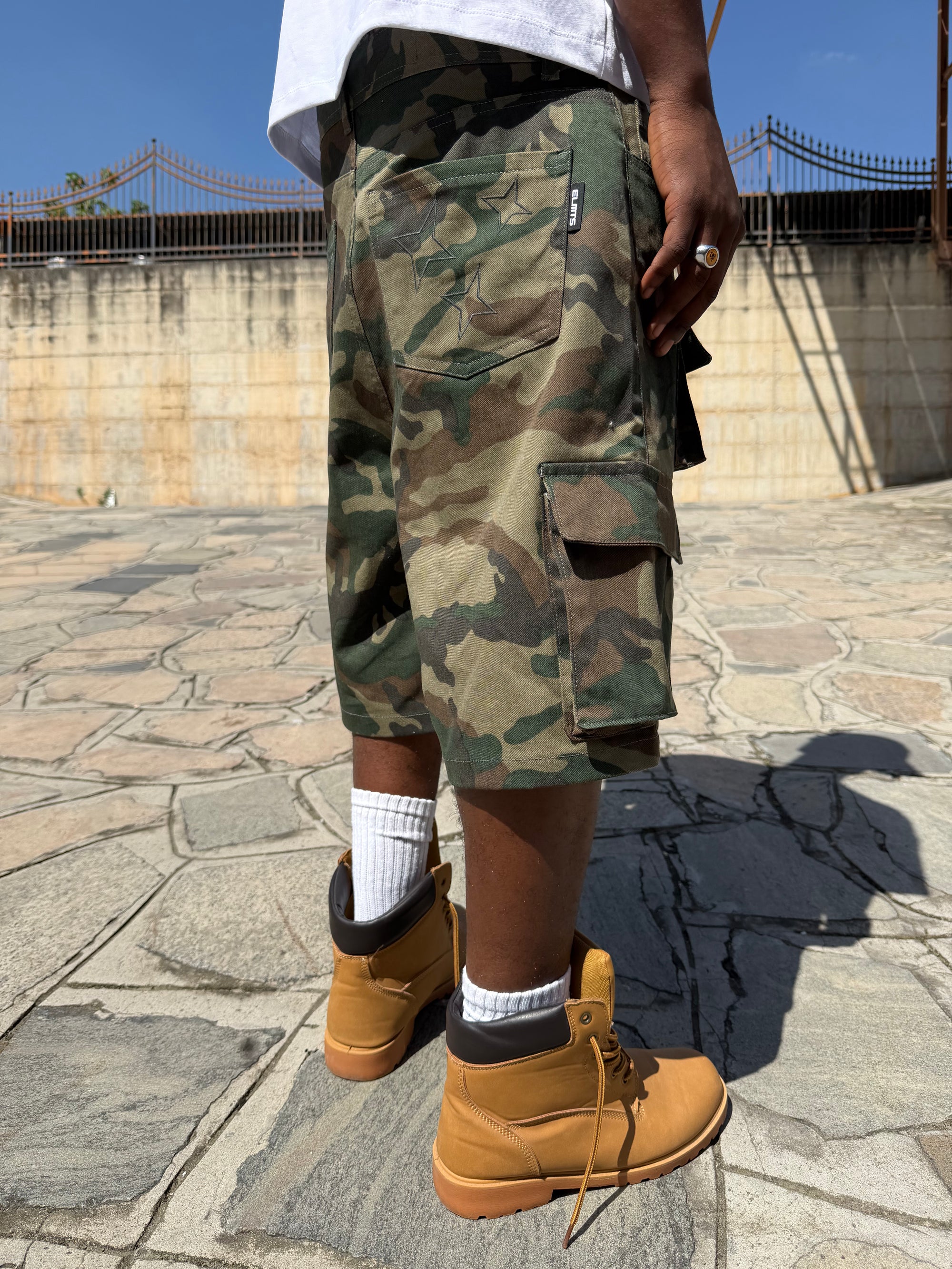 JORTS CARGO MILITARY GREEN