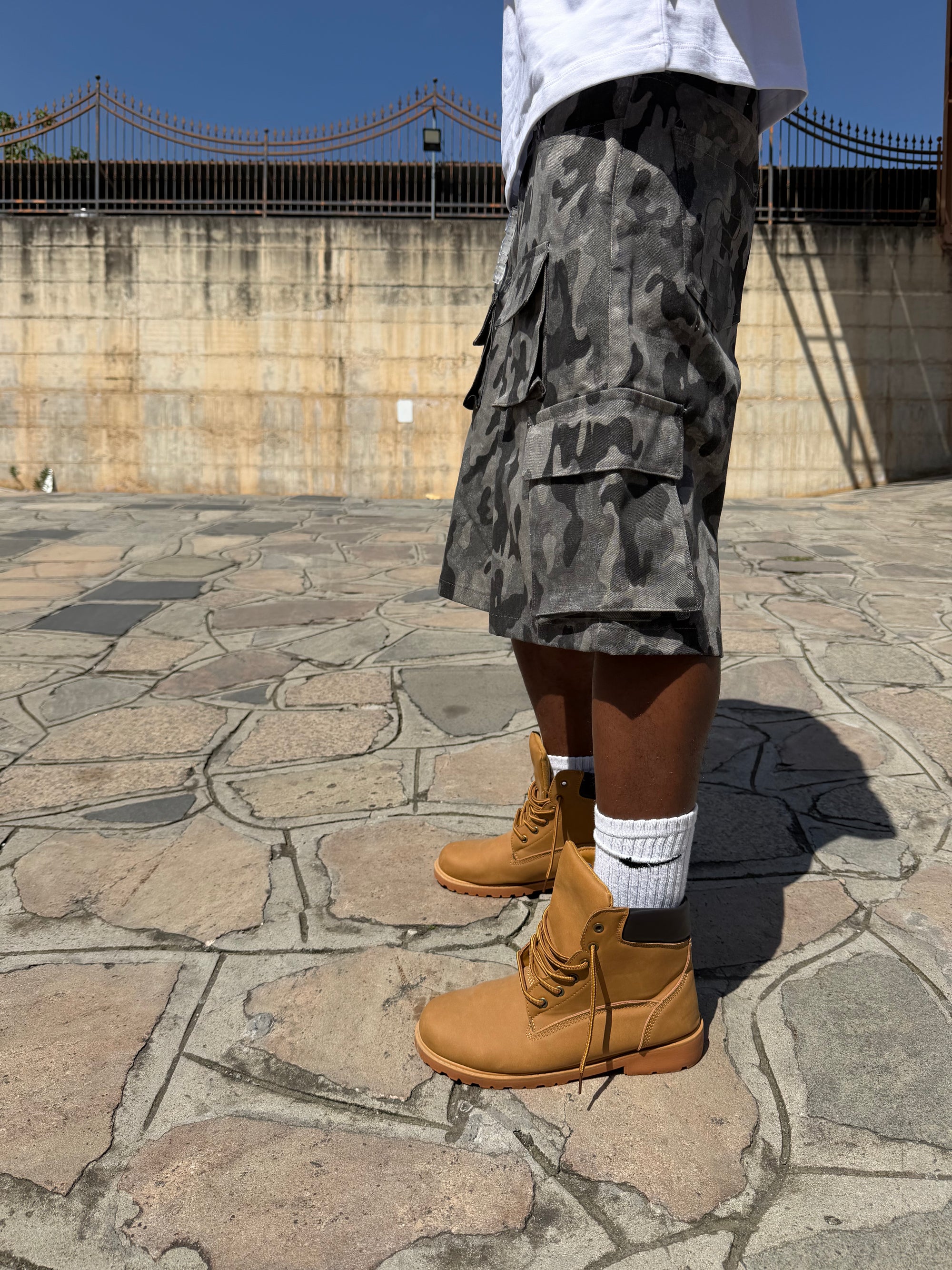 JORTS CARGO MILITARY BLACK