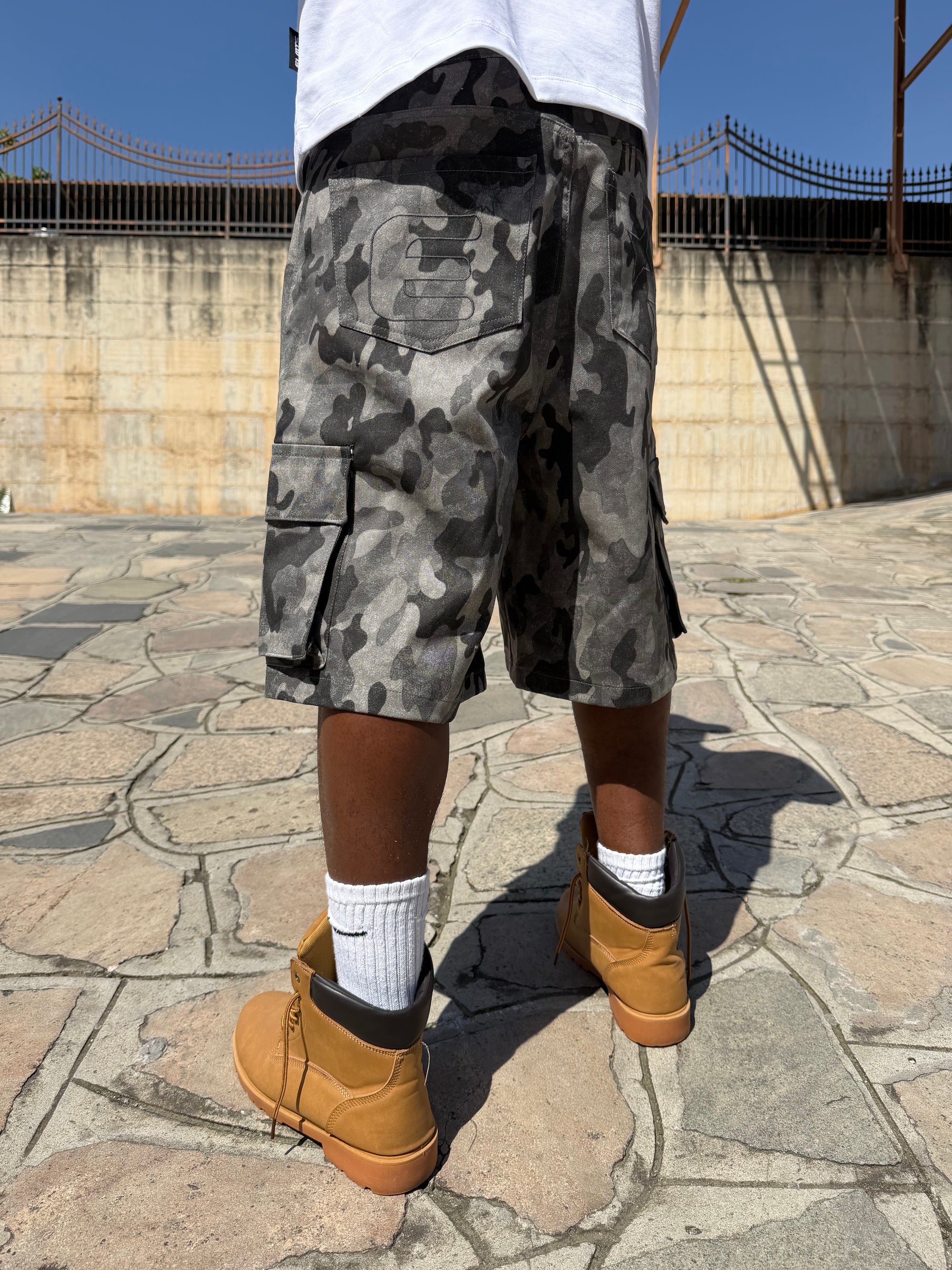 JORTS CARGO MILITARY BLACK