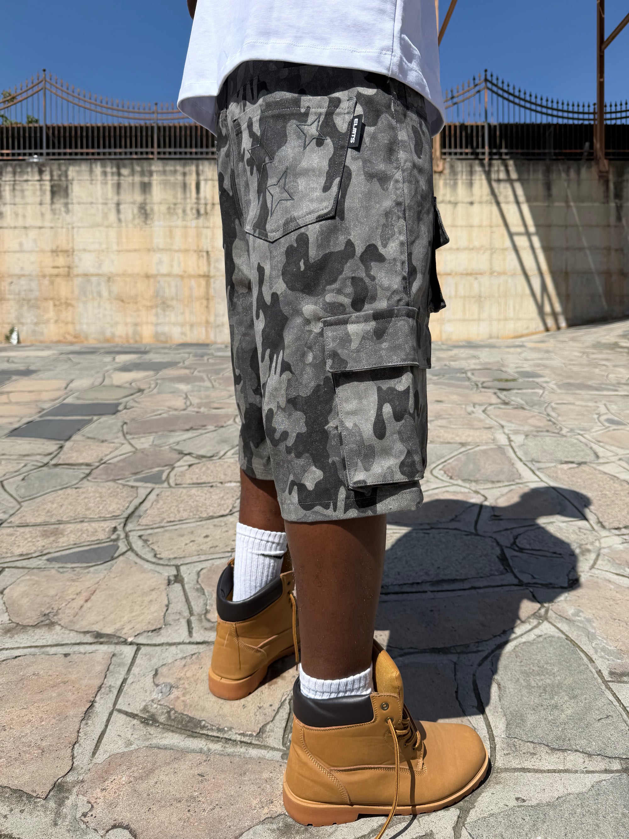 JORTS CARGO MILITARY BLACK