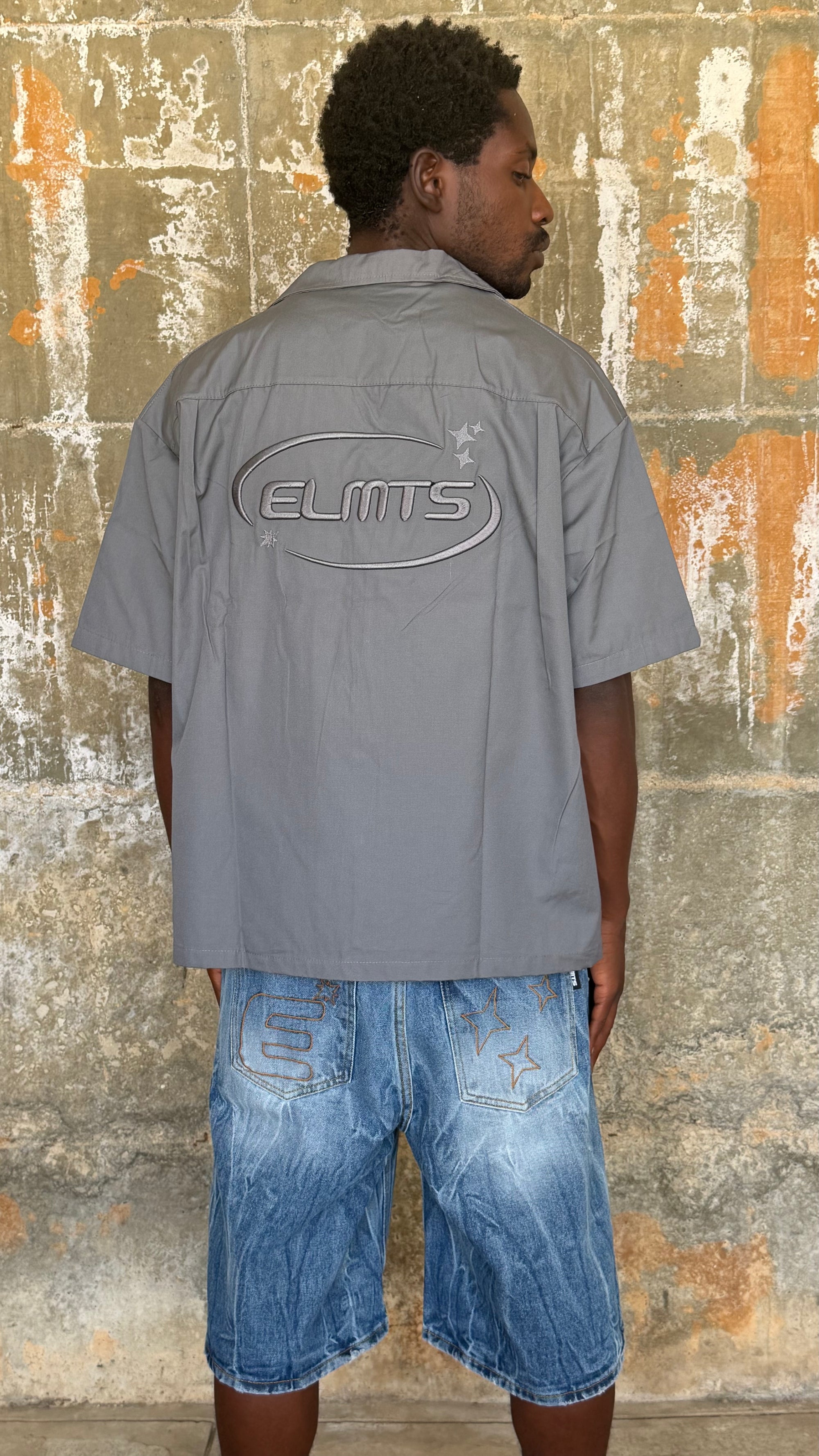 JACKET EMBROIDERED PIOMBO