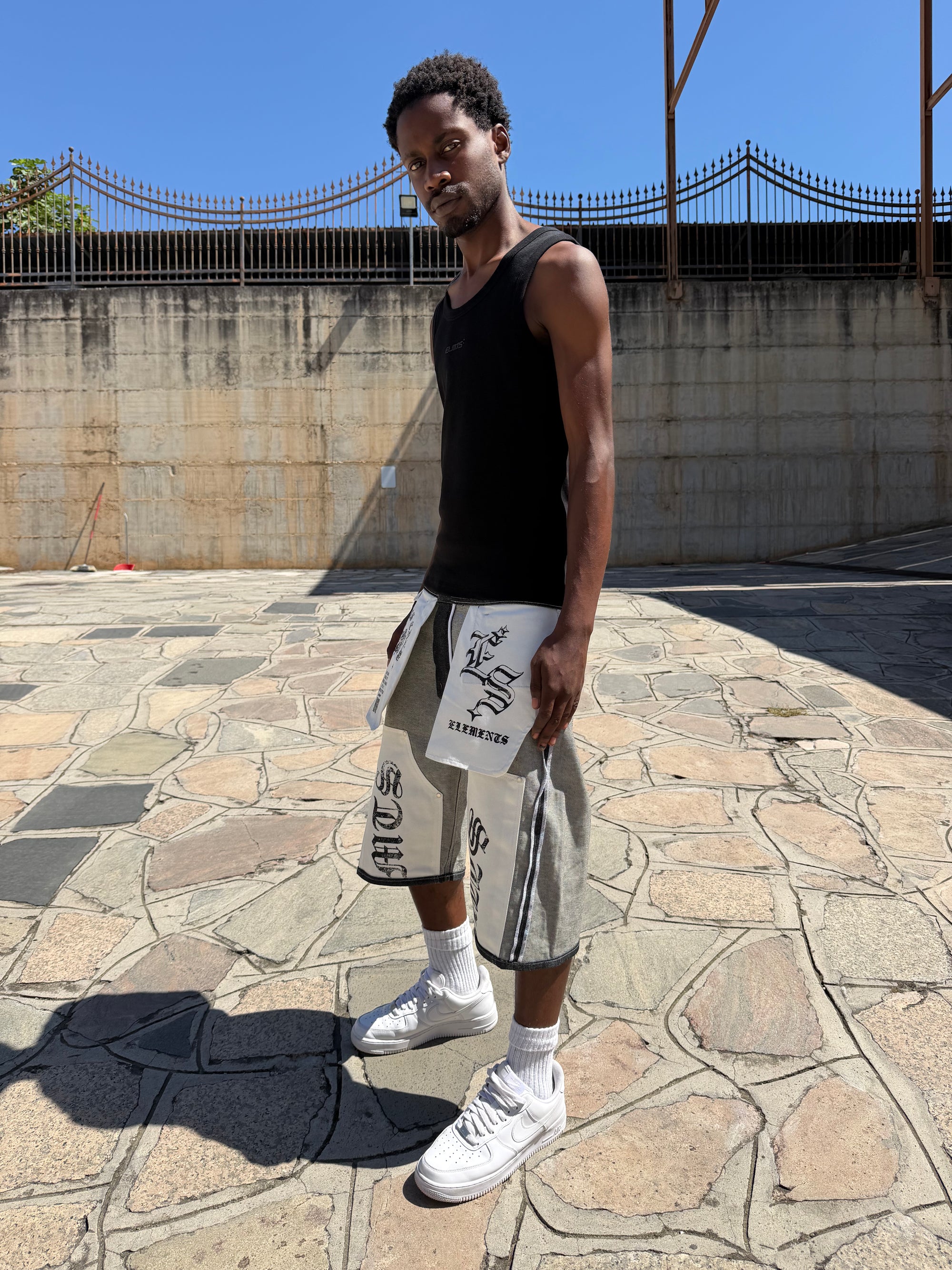JORTS RAW DENIM  DOUBLE TWO IN ONE