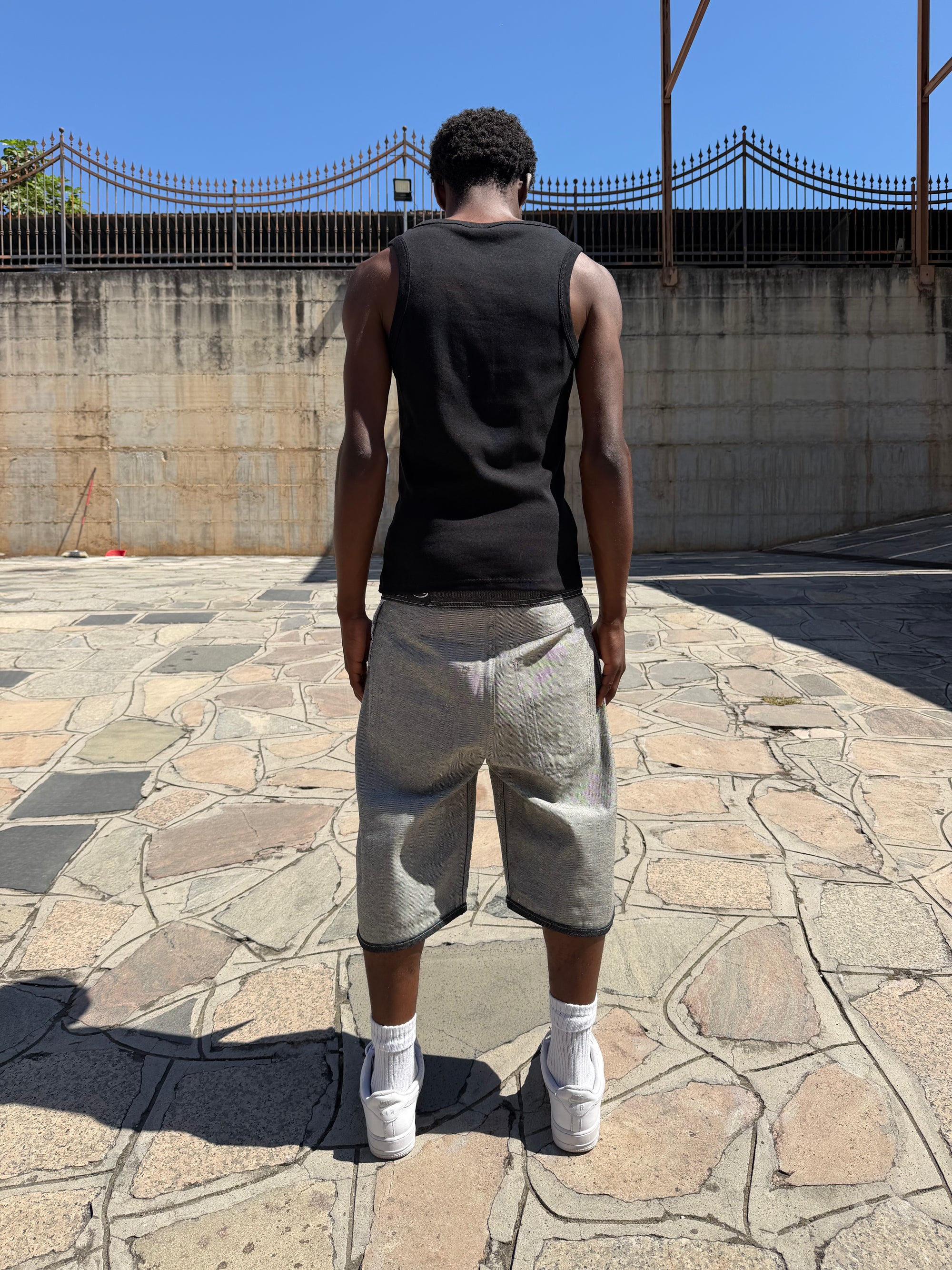JORTS RAW DENIM  DOUBLE TWO IN ONE
