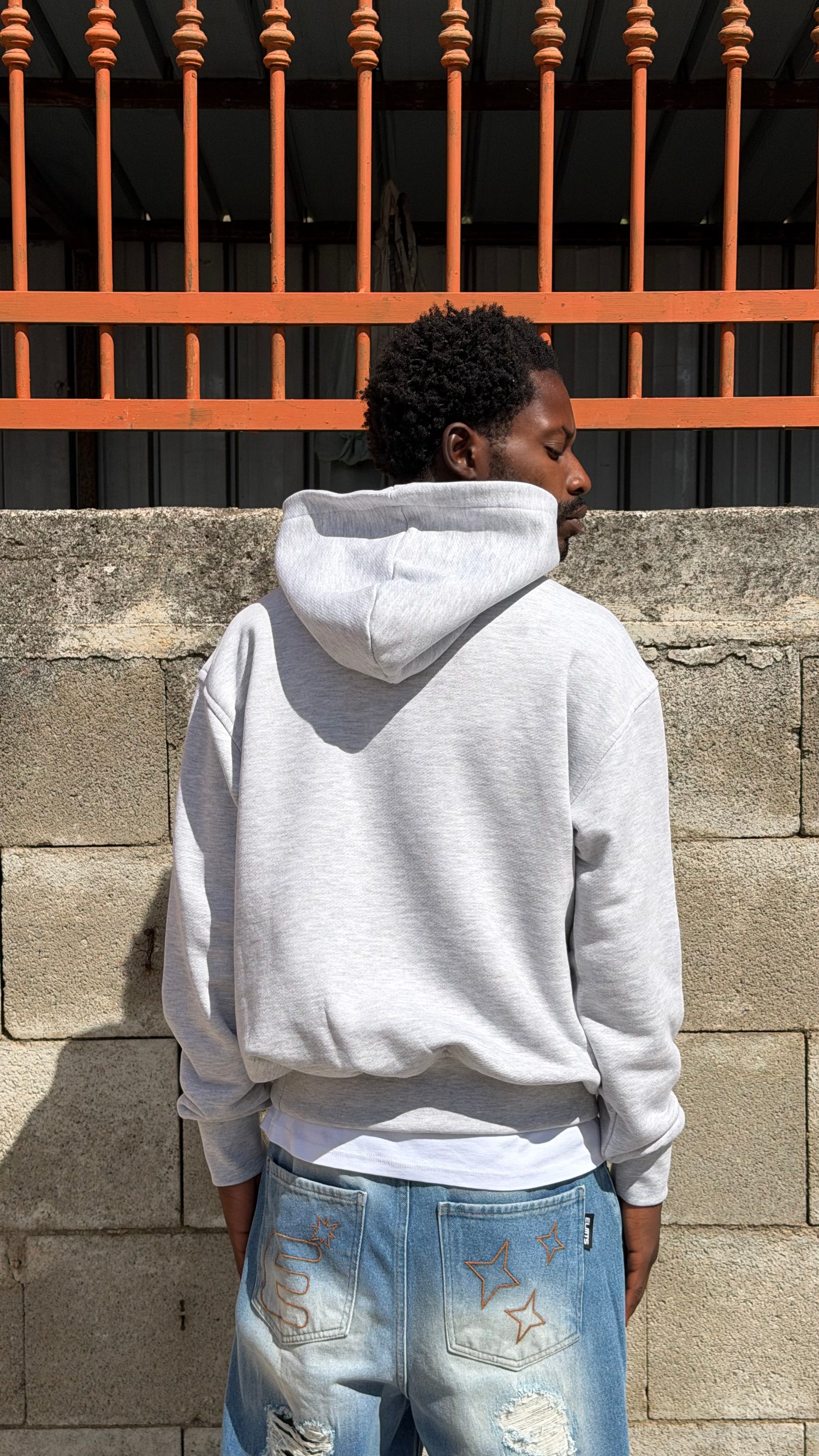 STRUCTURE HOODIE SMOKE
