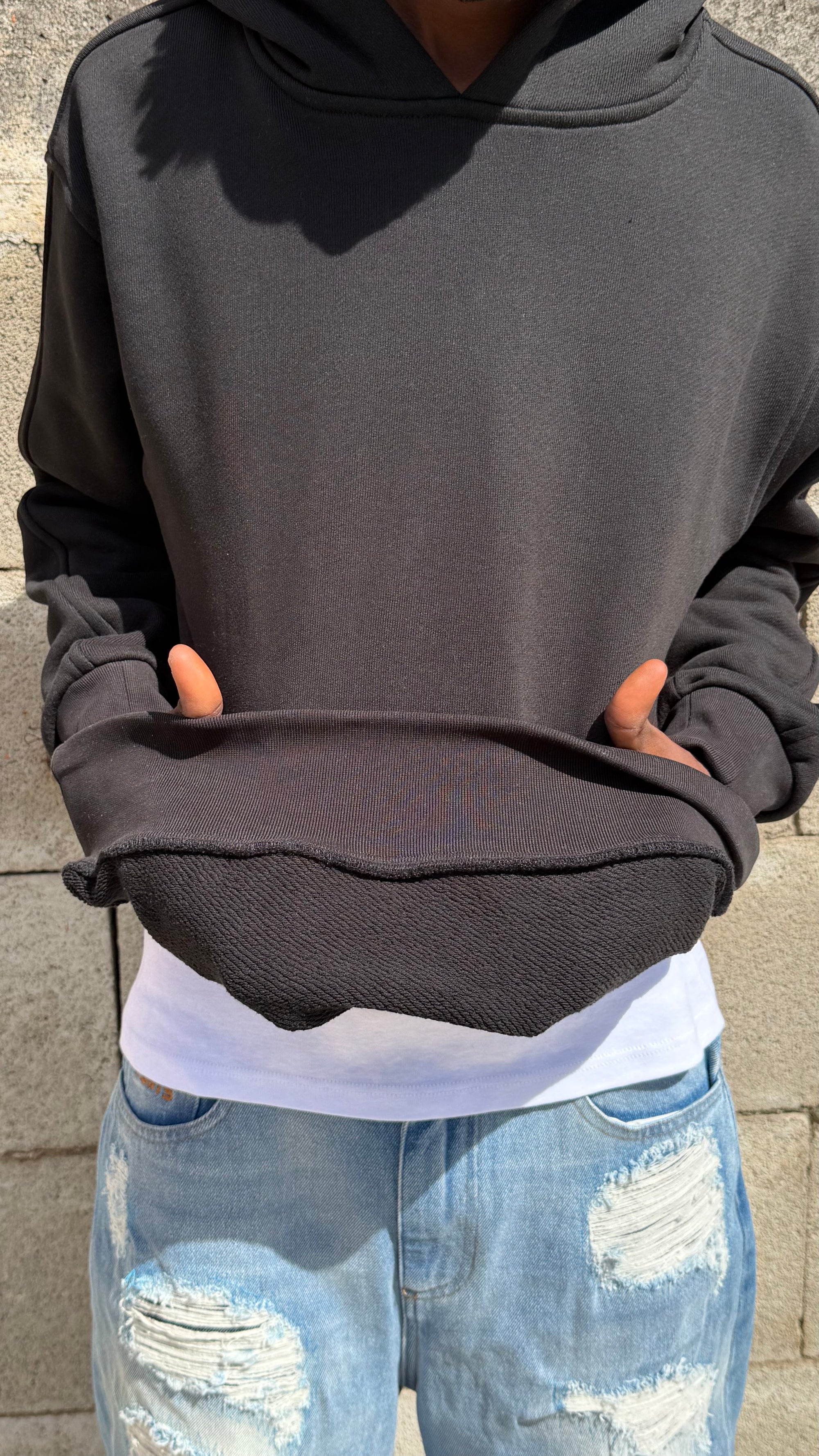 STRUCTURE HOODIE PITCH BLACK