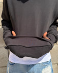 STRUCTURE HOODIE PITCH BLACK