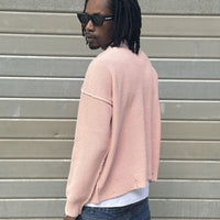 SWEATER crop Costa Inglese PINK