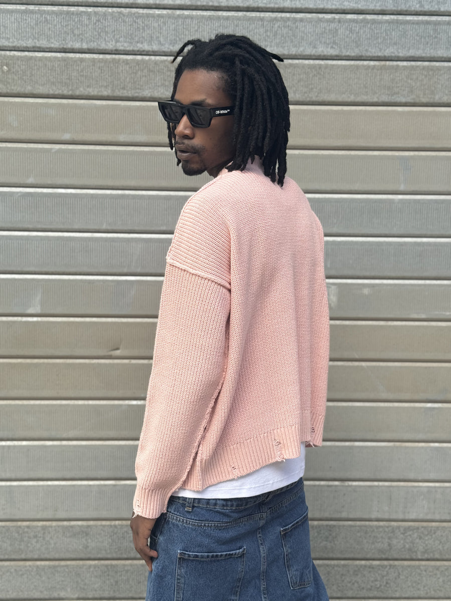 SWEATER crop Costa Inglese PINK