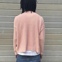 SWEATER crop Costa Inglese PINK