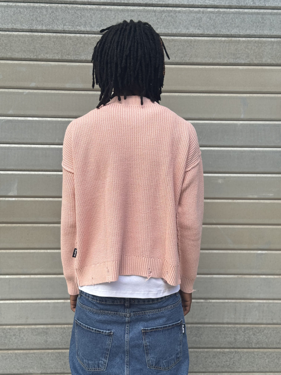 SWEATER crop Costa Inglese PINK