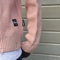 SWEATER crop Costa Inglese PINK