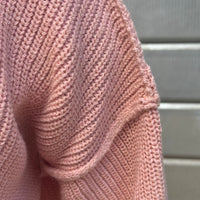 SWEATER crop Costa Inglese PINK