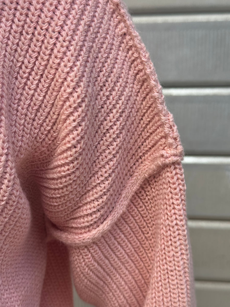 SWEATER crop Costa Inglese PINK