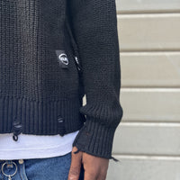 SWEATER crop Costa  Inglese  black