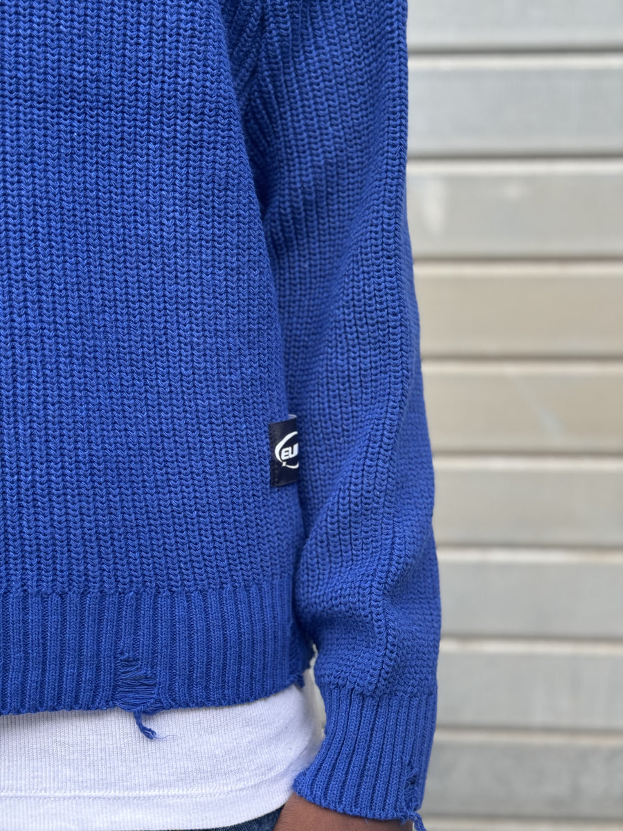 SWEATER crop Costa INGLESE ROYAL