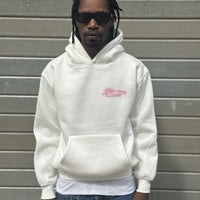 PERFECT HOODIE POLICOT WORLD LINE WHITE-PINK