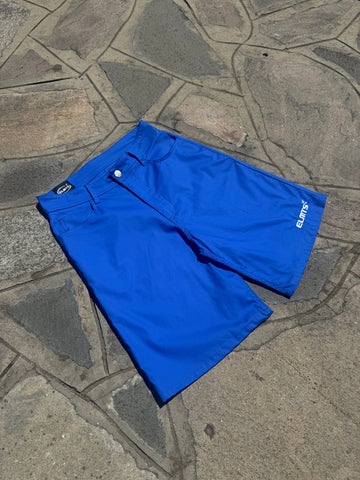JORTS BAGGY EMBROIDERED ROYAL