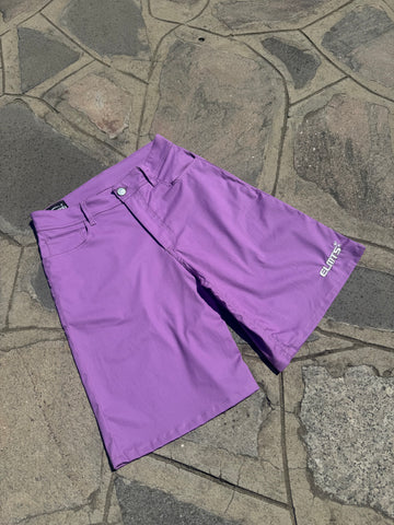 JORTS COTONE EMBROIDERED LILLA