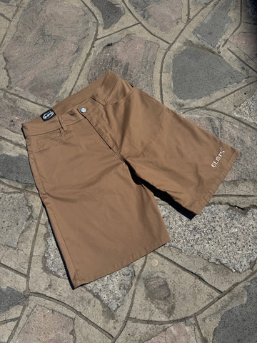 JORTS COTONE EMBROIDERED CAMEL
