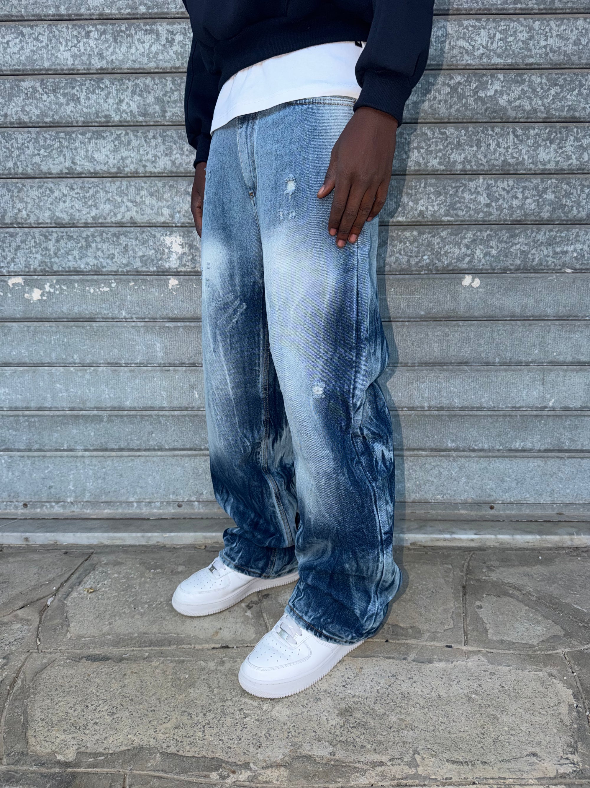 DENIM BAGGY  LIGHTNING