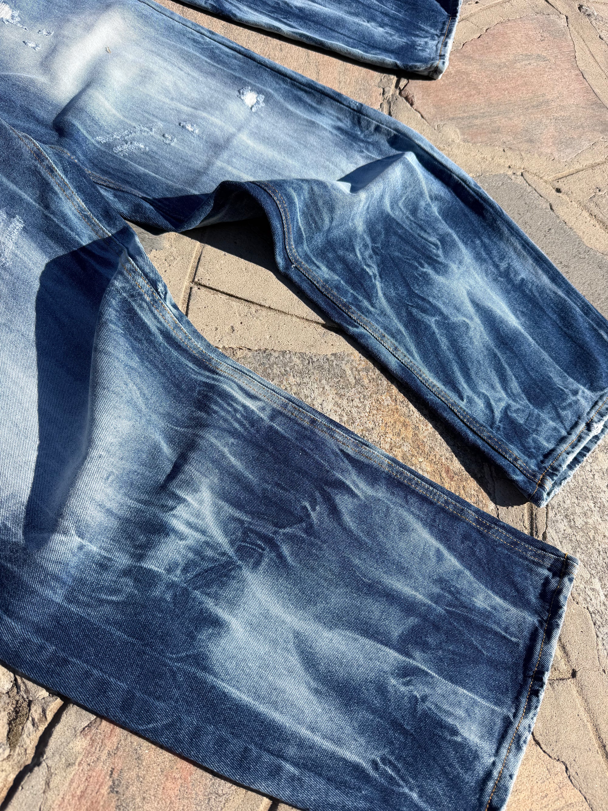 DENIM BAGGY  LIGHTNING