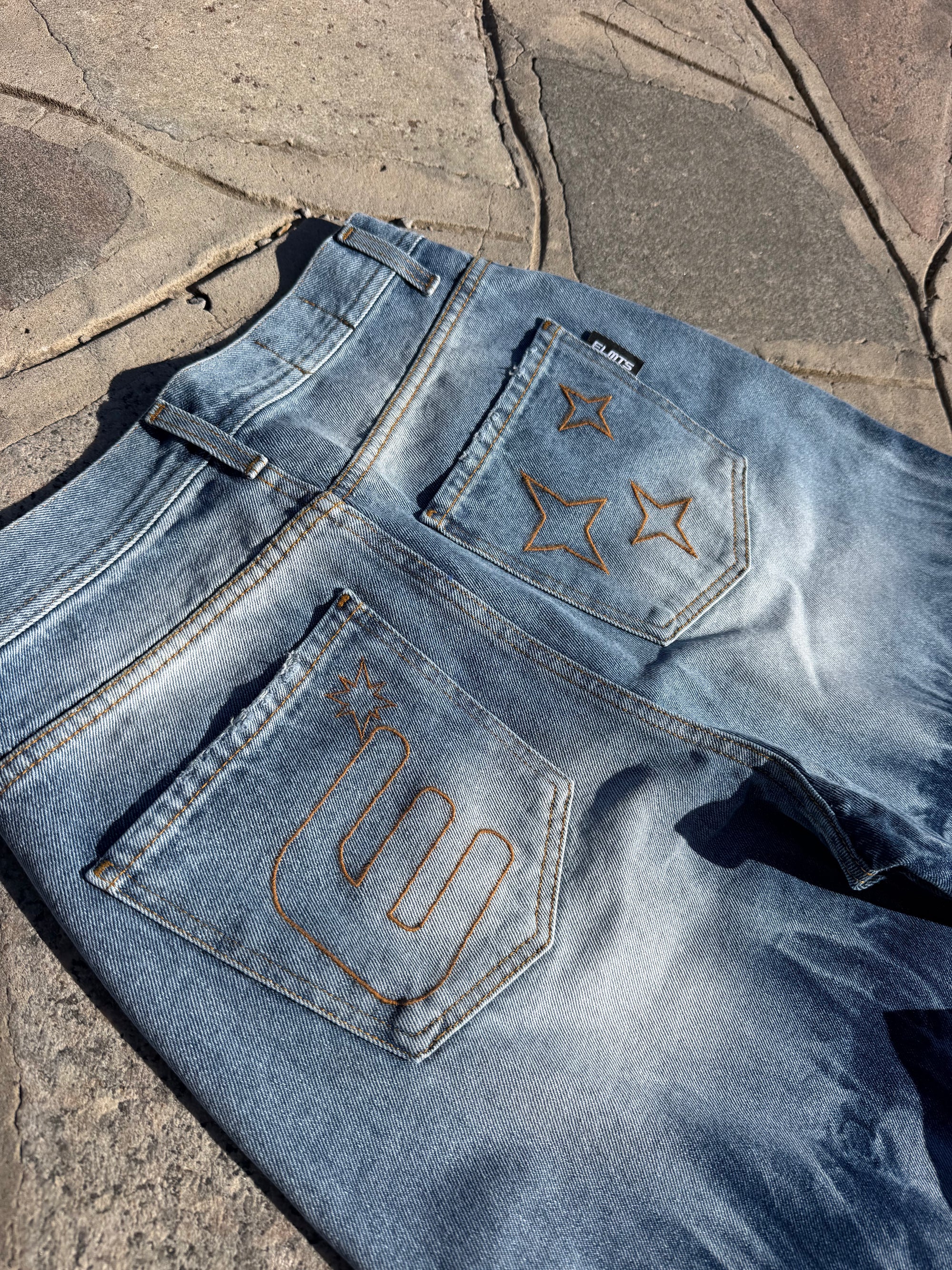 DENIM BAGGY  LIGHTNING
