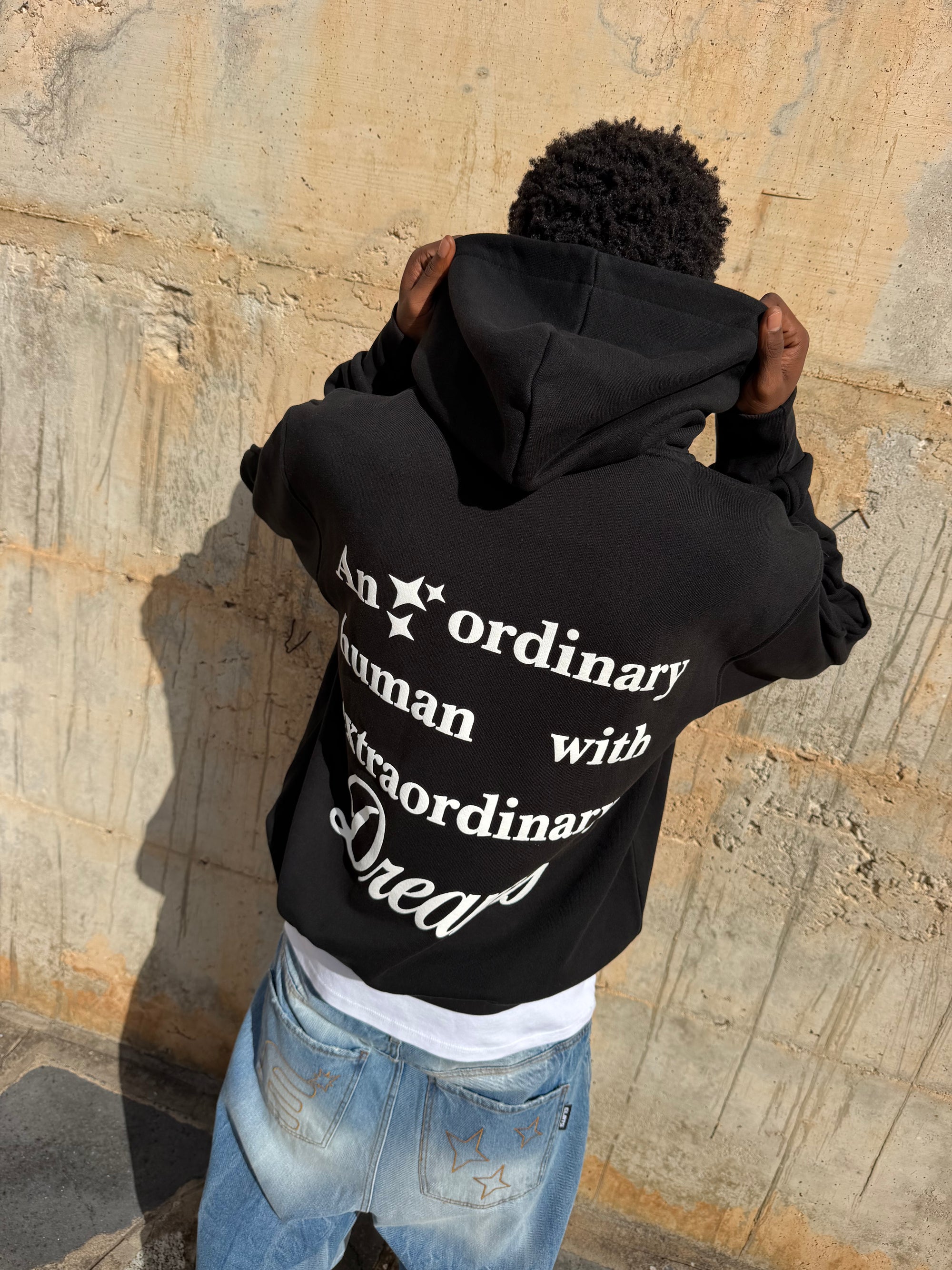DREAMS HOODIE PITCH BLACK