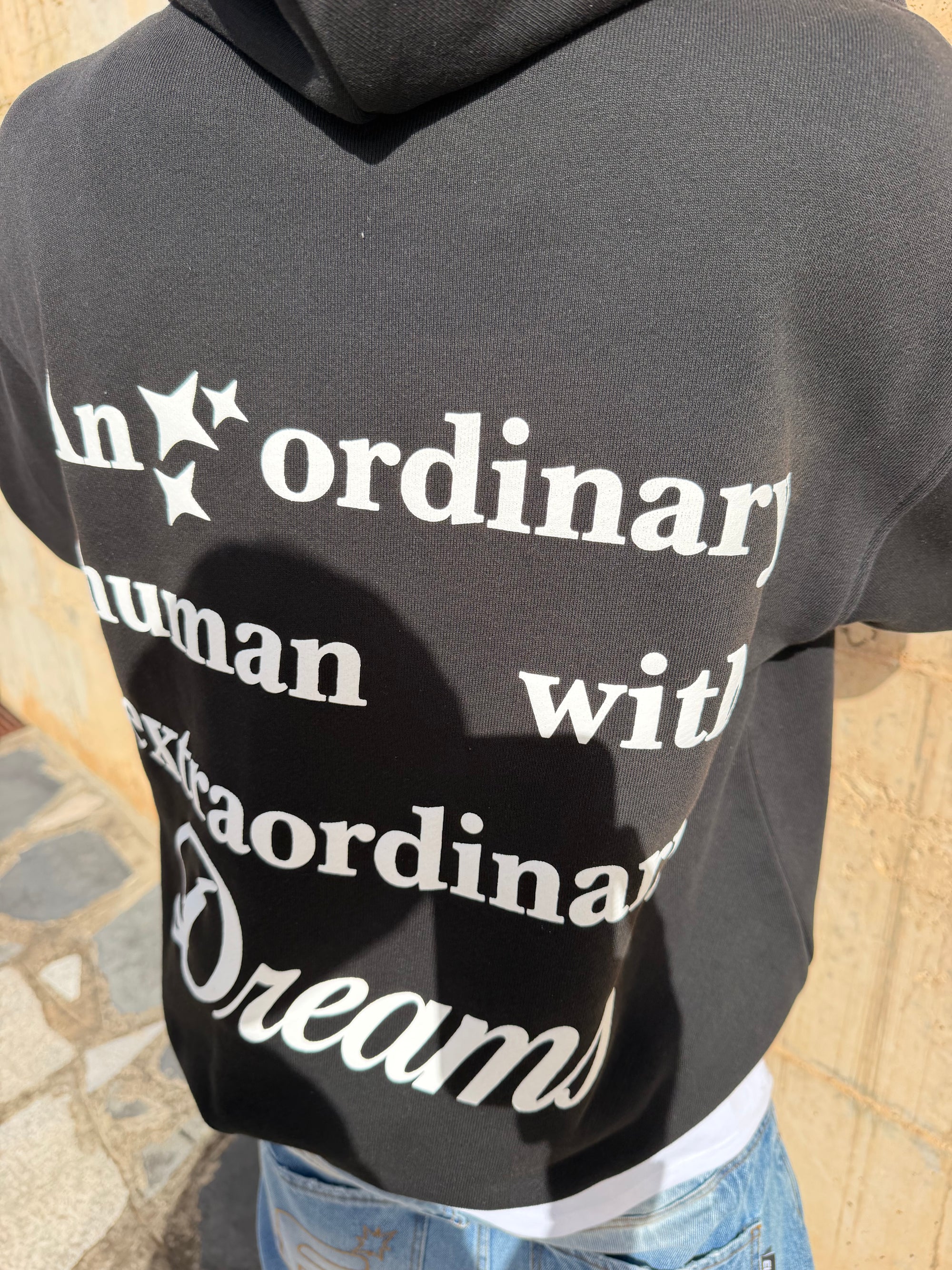 DREAMS HOODIE PITCH BLACK