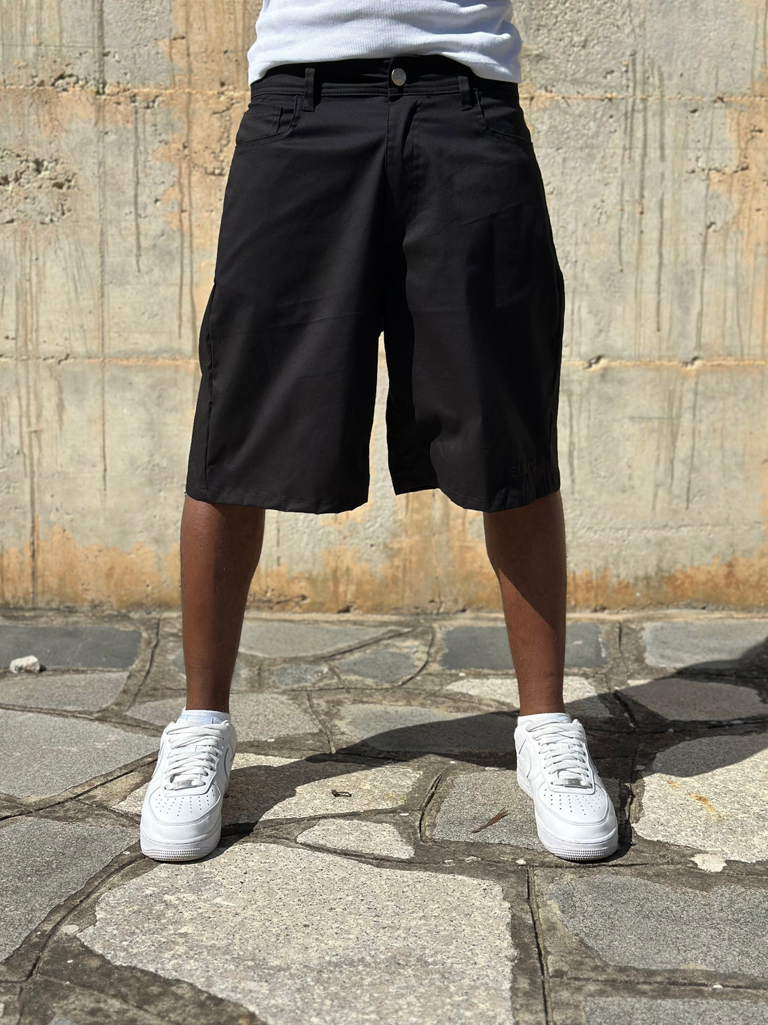 JORTS COTONE EMBROIDERED BLACK