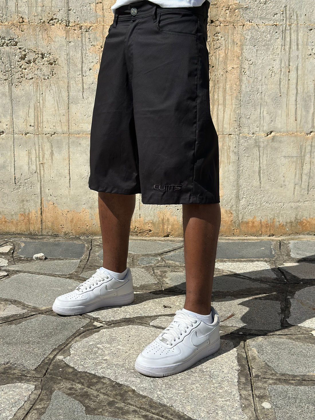 JORTS COTONE EMBROIDERED BLACK