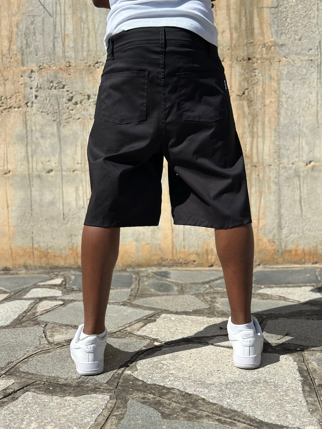 JORTS COTONE EMBROIDERED BLACK