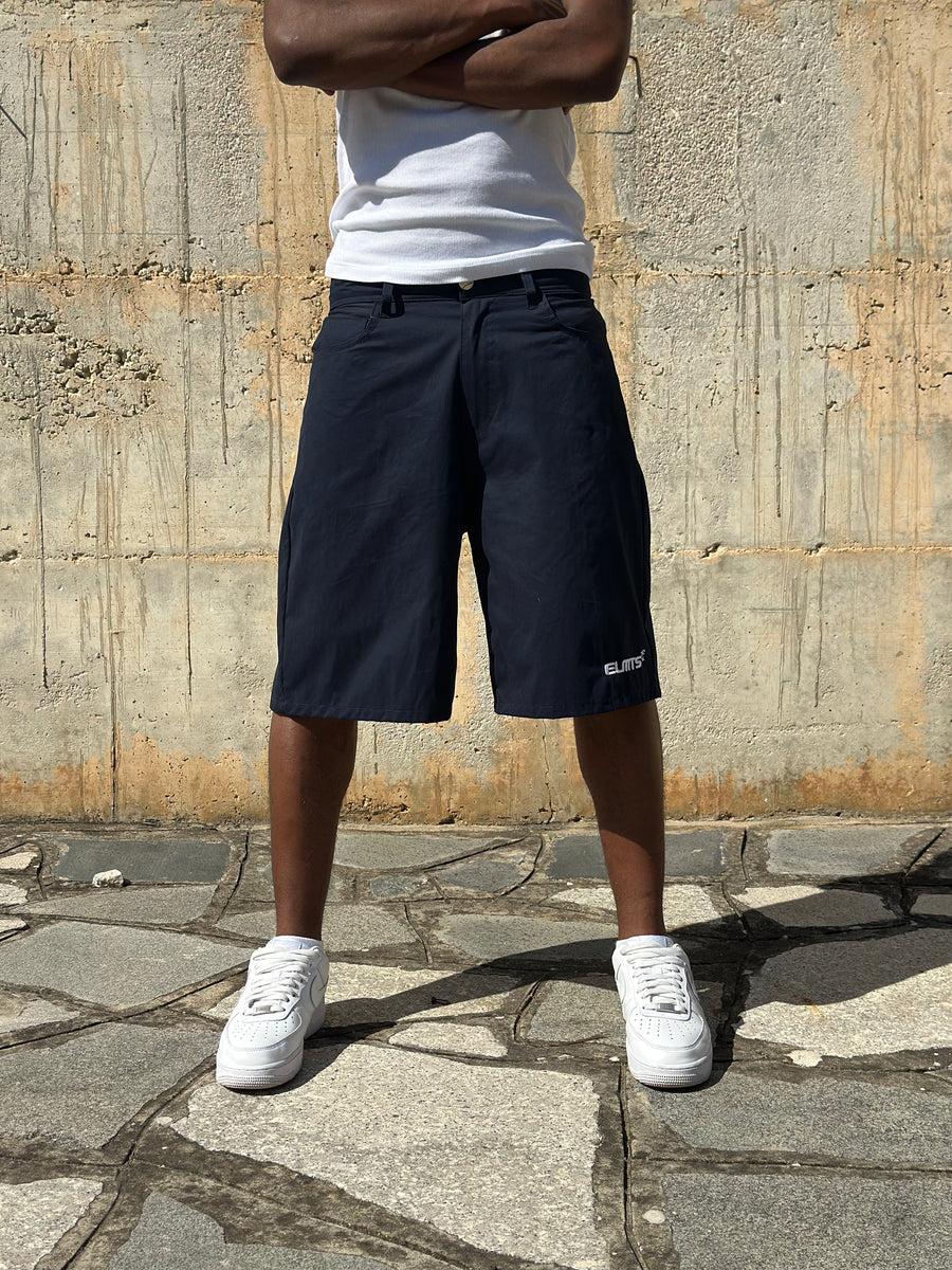 JORTS COTONE EMBROIDERED BLU NIGHT