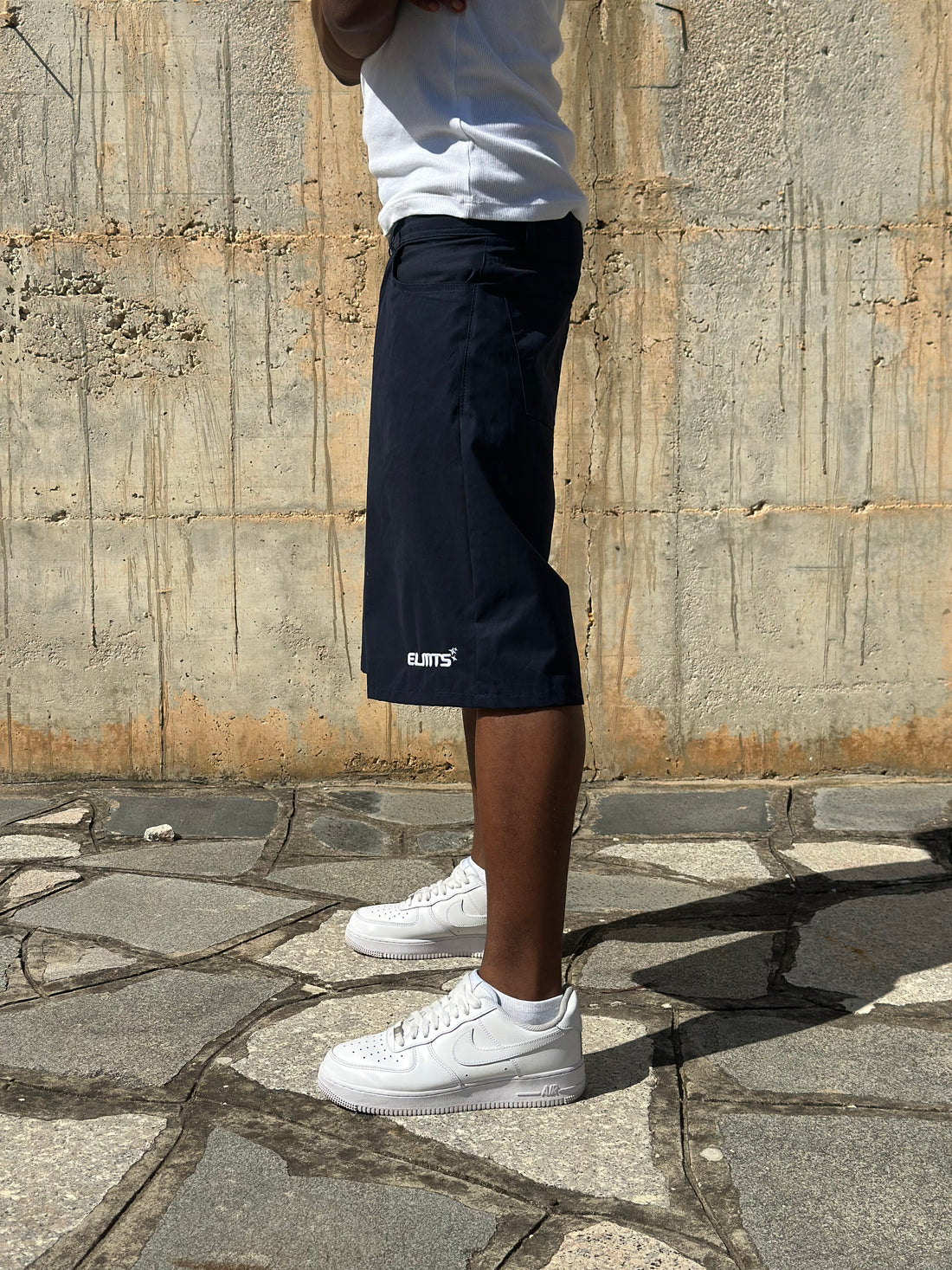 JORTS COTONE EMBROIDERED BLU NIGHT