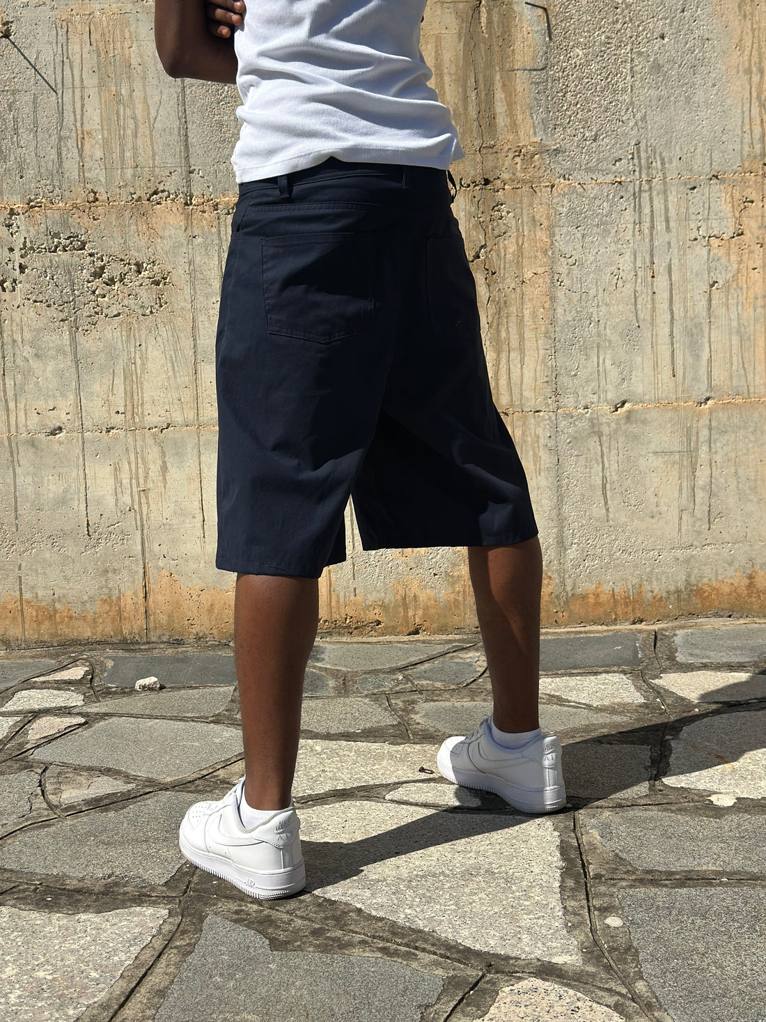 JORTS COTONE EMBROIDERED BLU NIGHT