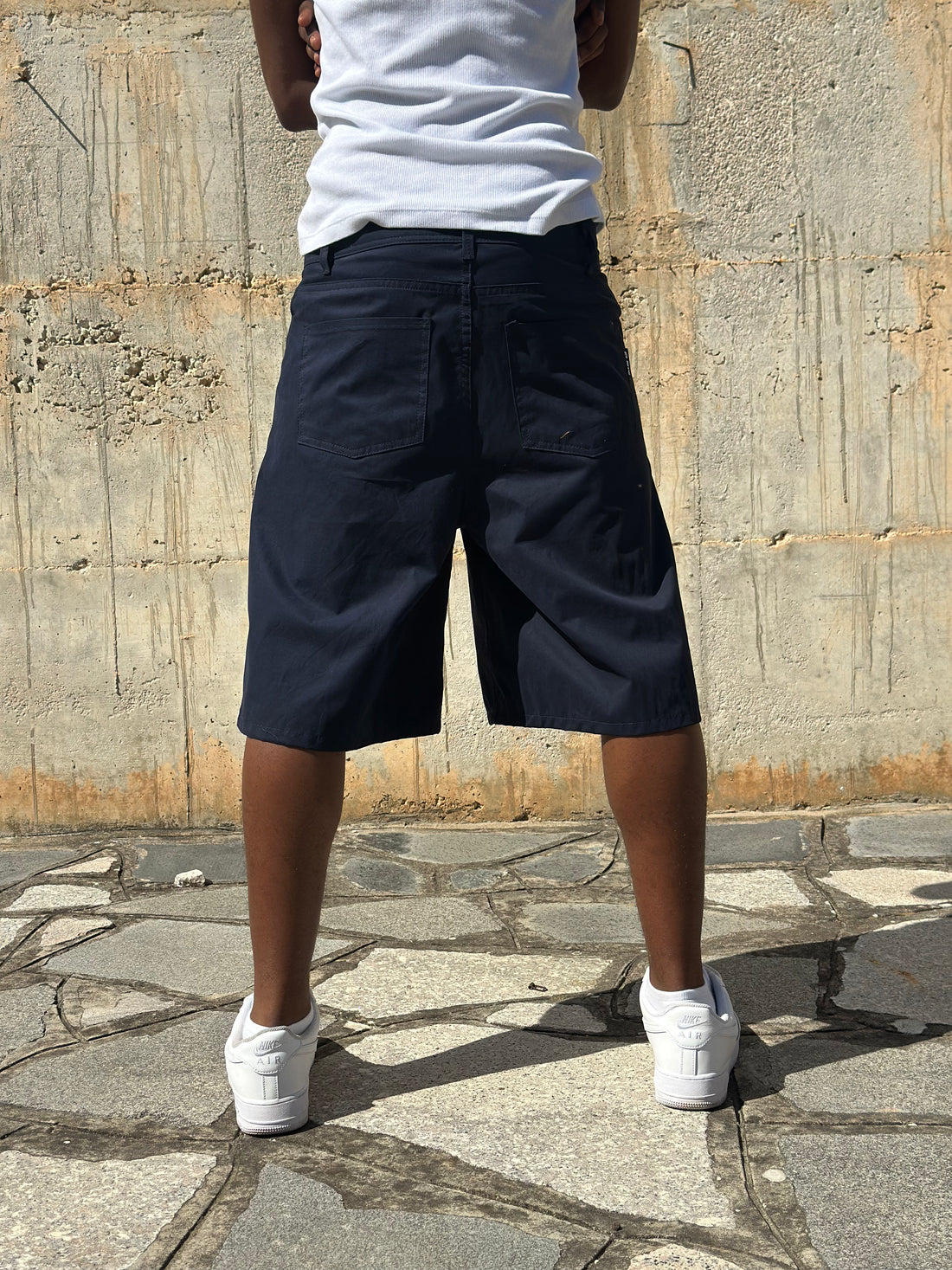 JORTS COTONE EMBROIDERED BLU NIGHT