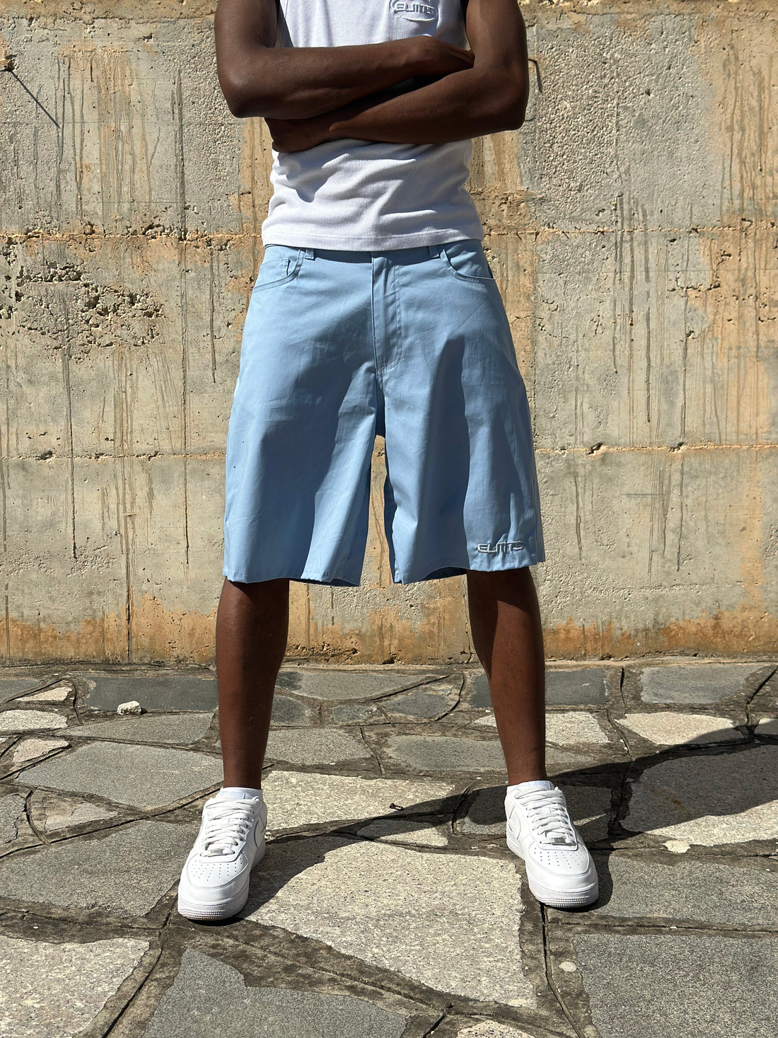JORTS COTONE EMBROIDERED SKY