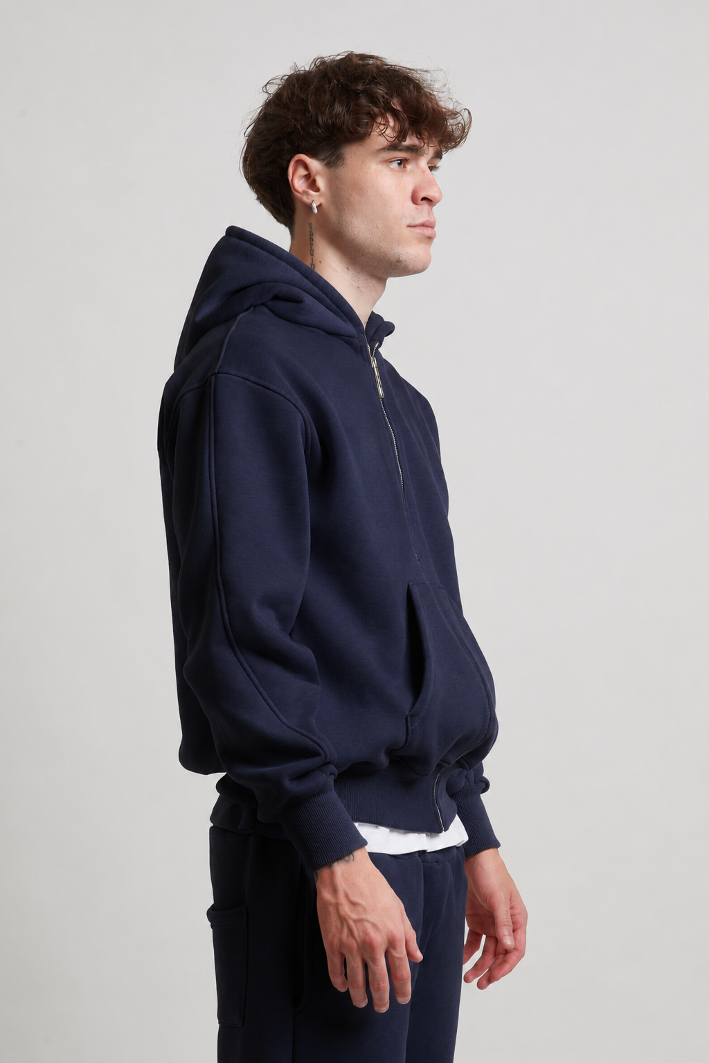ZIP HOODIE MIDNIGHT BLUE