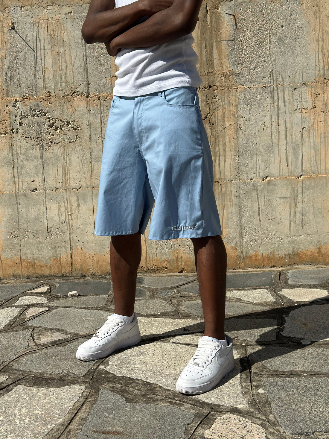 JORTS COTONE EMBROIDERED SKY